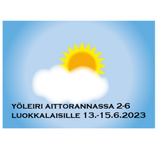 Yöleiri Aittorannassa 2-6 luokkalaisille 13.-15.6.2023 (49005)